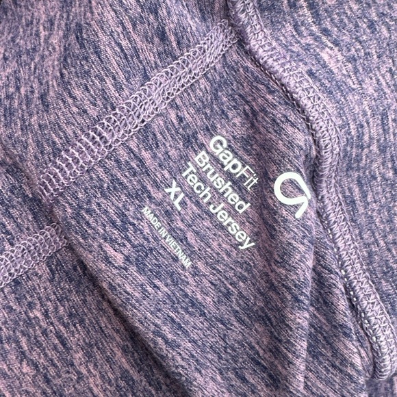 Gap Fit Legging Purple High Rise Leggings Size XL NEW Brushed Tech Jersey - Picture 7 of 7